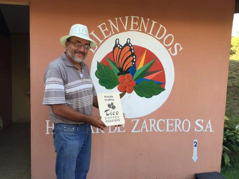 Don Ricardo proudly crafts for Tico Coffee Roasters