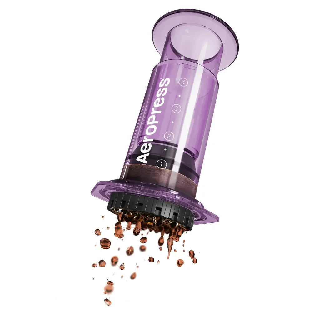 AeroPress Coffee Maker - Clear Purple - Tico Coffee Roasters