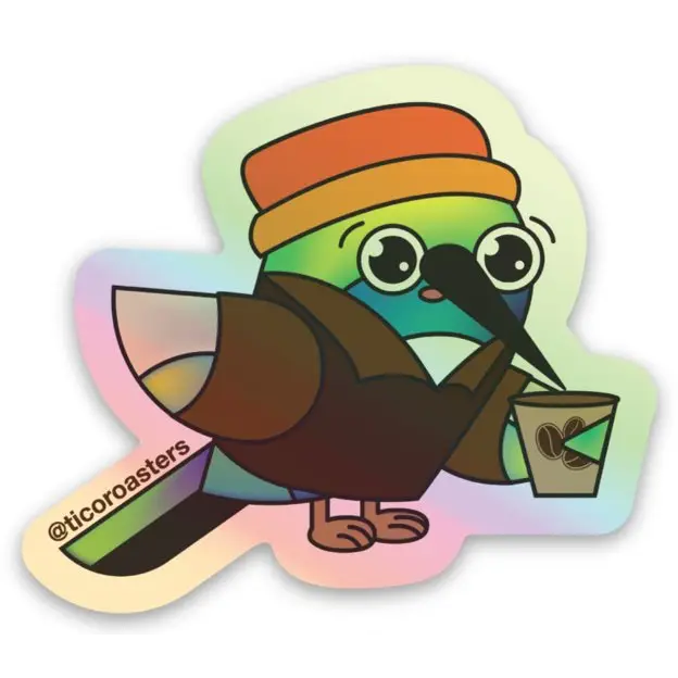 Azul Sticker Pack - The Hummingbird Guardian of Sustainability - Tico Coffee Roasters