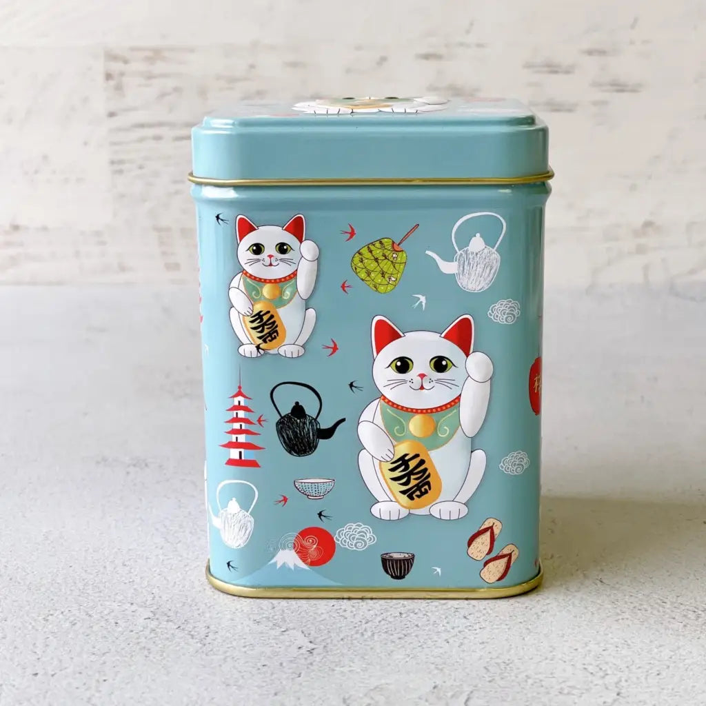 Tea Tin "Lucky Cat" - Tico Coffee Roasters