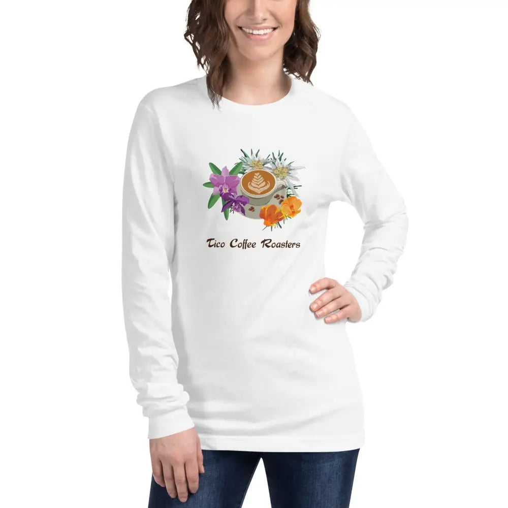 Tico Coffee Roasters Origins Unisex Long Sleeve Tee - Tico Coffee Roasters